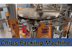 ZCHONE 1300kg Mesin Pengemas Vakum Otomatis Food Granule Multi Station