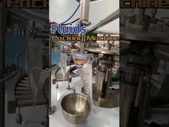 Mesin pengemasan cairan putar delapan stasiun tas prefabrikasi 304/316 stainless steel