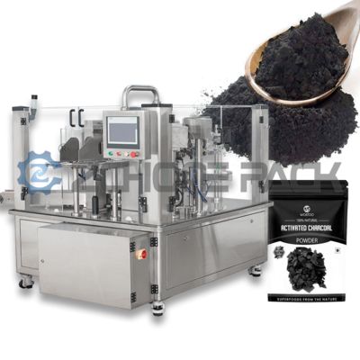 Spice Packaging Prefabricated Bag Roll Film Bag Making and Canning Machine