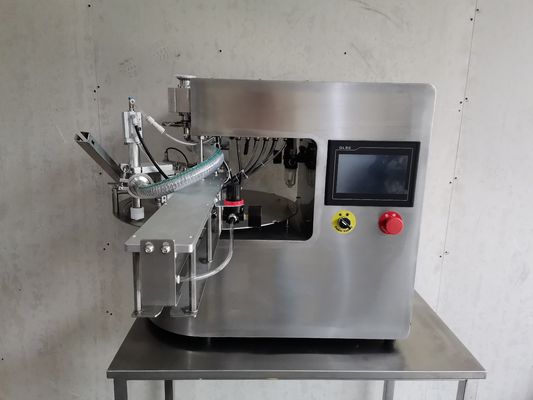 Desktop Rotary Table Automatic Electric Filling Capping Integrated Machine Easy Operate Liquid Food Paper Spout Pouch Machine