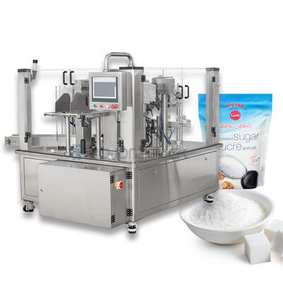Packaging Machine: Fully Automatic Weighing Bagging Machine for Fine-Grain Materials Pre-Made Plastic Bags